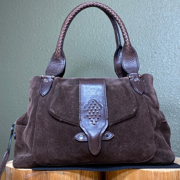 COLE HAAN Madelyn Suede Satchel